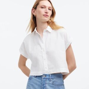 NWT Madewell Crop Dolman Shirt